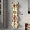 Estante para Chanclas de Baño, Montaje en Pared sin Taladro, Puerta de Inodoro, Trasera de Pared, Drenaje, Apilable, Zapatero, Estante de Almacenamiento