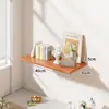 Estante de Pared Oculto de Una Sola Línea Estantería para Libros Colgante de Pared para Sala de Estar Estante Colgante de Pared para Dormitorio