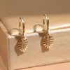 Lote mixto de varios estilos aretes de oro para mujer con colgante geométrico de circón microincrustado joyería de oreja de nicho de alta gama