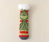 Calcetines para Dormir de Otoño e Invierno, Calcetines Gruesos de Coral Fleece, Calcetines Cálidos de Toalla, Calcetines Gruesos Navideños de Dibujos Animados, Calcetines para Dormir