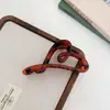Pinza para el pelo con forma de corazón del mismo estilo de Xu Liangyao, Zhao Lusi y Xu Yan, Accesorio para el pelo de alta gama para recogidos en la parte posterior de la cabeza, Pinza de tiburón