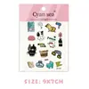 Estilo Ins Popular Gato de Desenho Animado Estereoscópico 3D Decoração de Unhas Adesivos DIY para Nail Art Adesivos Sem Cola Auxiliares Pacote Misto