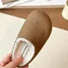 Bonitas zapatillas de algodón de color liso para niños, colección otoño/invierno 2026, zapatillas retro casuales de moda y versátiles estilo Birkenstock para bebés