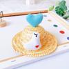Sombrero para Mascota Transfronterizo Amor Muñeco de Dibujos Animados Sombrero de Paja Gato Perro Sombrero para el Sol Utilería para Fotos de Marionetas Joyería