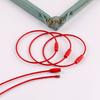 Anillo de Alambre de Acero Pintado en Spray de Color Metálico, Cable de Acero, Llavero con Llave de Tornillo Giratoria, Llavero, Accesorios para Colgantes de Cuentas para DIY