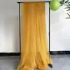 Arco de boda de malla blanca arreglo de propuesta de boda fondo estilo chino techo gasa blanca foto decoración exterior
