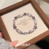 "Reino del Cielo Estrellado" Pulsera Floral Azul Deslumbrante Estilo Coreano con Pedrería, Diseño Fresco y Único, Joyería de Lujo Ligero, Alto Valor Estético