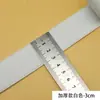 Elástico Liso Espessado Faixa Elástica Larga de Borracha Elástico Branco para Cintura Elástico para Boca de Sapato Faixa Elástica Dura Preta Plana de Borracha Auxiliar