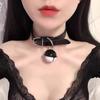 Colar de Sino Feminino M Colar Tração Corda Pescoço Corrente Pescoço Cinto Pessoas Usam Gargantilha Diversão sm Natal Chocalho