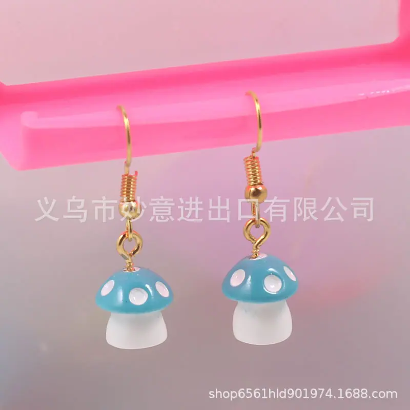 蘑菇耳环小