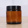Botella Marrón Crema Botella de Vidrio Transfronteriza Botella para Contorno de Ojos 5g Botella Cosmética Botella de Muestra para Crema Facial Botella para Pomada Marrón