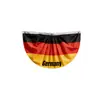 Bandera Semicircular del Mundial Amazon EE. UU.-Canadá-México Transfronteriza Bandera de Atmósfera del Mundial 45x90cm Decoración de Bandera en Forma de Abanico