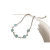 Pulsera de circón azul marino simple con sensación fresca, diseño de nicho, temperamento exquisito, moda, joya de mano Joker, venta al por mayor