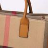 Bolso de hombro de gran capacidad para mujer, estilo coreano, novedad de 2024, bolso de mano informal con rayas verticales sencillas, bolso de mano a la moda
