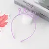 Exclusivo para Novatos: Tiara de Plástico para Cabelo, Tiaras com Orelha de Gato para Crianças, Tiaras Coloridas, Tiaras de Aniversário, Atacado em Estoque