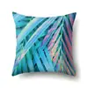 Funda de almohada de poliéster estilo nórdico ins con estampado floral funda de almohada de piel de melocotón QTA06