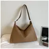 Bolso de Mano Retro Coreano Nuevo para Mujer Gran Capacidad Gamuza para Viajes Diarios Bolso de Hombro Único Bolso Cruzado Versátil Largo