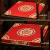 Almofada de Sofá Mogno Estilo Chinês Cadeira Banqueta Poltrona Madeira Maciça Cadeira Chapéu Oficial Esponja Látex Almofada de Cadeira de Jantar Almofada de Cadeira de Chá Verão