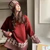 Tejido polar ártico, suéter para mujer, nueva colección otoño/invierno 2026, suave y acogedor, corte holgado, top de punto casual