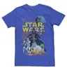 Camiseta Oficial Estampada de Manga Corta, Holgada y Cómoda, Temática de Star Wars, Adecuada para Hombres y Mujeres en la Calle