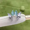 Brincos de Tarraxa com Pérolas de Água Doce Joias Acessórios Artesanais Componentes de Base Vazios DIY Estilo Floresta de Folhas Brincos de Tarraxa Bicolores Fornecimento Atacadista