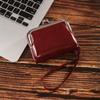 Porta-moedas de Encaixe Personalizado com Múltiplos Porta-Cartões, Porta-Cartão de Identificação, Carteira Unicolor com Zíper, Fabricante com Serviço de Impressão de Logo