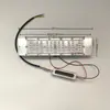 Fonte de luz LED modular circular e quadrada para exterior 220v reparo alumínio lâmpada poste luz de paisagem luz de jardim acessórios