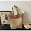 Bolso de Playa de Paja Bolso de Mano Tejido de Verano 2026 Nuevo Bolso Tote de Gran Capacidad Bolso de Hombro Grande de Moda Comercio Exterior