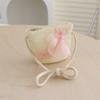 Estilo Pastoral Verano Bolso de Paja para Niños para Mujeres con Buen Aspecto, Flores Mariposa de Moda, Bolso de Playa para Vacaciones en la Costa al por Mayor