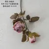 Flores Artificiais Dupla Face Rosas Secas de Verão Fumaça Estilo Ins Fabricante de Flores Artificiais Decoração de Casa Artesanato Atacado Transfronteiriço