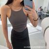 2023 novo estilo spice girl camisola mulheres desgaste exterior desgaste interno com almofada peito slim olhar top slim-fit confortável esportes cuecas