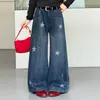 Jeans de Otoño para Niñas Medianas y Grandes Ropa Nueva para Niños Niñas Jeans de Estrella Elegantes Versátiles Modernos Tendencia
