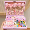 Kuromi Caja de Regalo de Accesorios para el Cabello para Niños Regalo de Cumpleaños para Niña Joyería de Princesa Pasador Pequeño Tocado Juguetes para Niñas Día del Niño