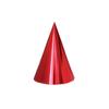 Tocado de película de aluminio transfronterizo sombrero de cumpleaños color sólido niños adulto papel decorativo láser brillante color papel facial brillante