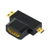 Adaptador Jinghua HD Mini Pequeño Convertidor HDMI a HDMI Adaptador Micro HDMI a HDMI Grande