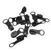 Spot atacado metal slider No.5 pintura auto-travamento slider preto automático bloqueio zipper cabeça