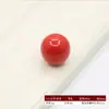 Colorido Tirador de Cerámica para Puerta de Gabinete Simple Gabinete Ropero Cajón Bola Redondo Agujero Único Tirador Tapa de Botella Tirador