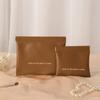 Bolsa de almacenamiento de metralla bolsa de almacenamiento automática con cierre para audífonos con cable monedero de PU mini portátil para labial cosméticos
