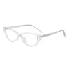 Gafas de Ojo de Gato Europeas y Americanas de Moda Sin Graduación para Hombres y Mujeres 87010, Monturas de Gafas Lisas Estilo Ins de Moda, Luz Azul Anti-Luz, Gafas de Graduación