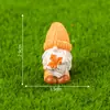 Muñeco Gnomo Hoja Caída Otoño Transfronterizo Decoración DIY Micro Paisaje Accesorios Adornos Mini de Escritorio