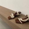 Sandálias Francesas de Senso de Nicho Sapatos de Fada Roupa Externa 2025 Novo Verão Sandálias de Salto Alto com Temperamento