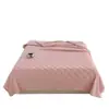 Manta jacquard a cuadros de tafetán, manta multifuncional para siesta, manta para aire acondicionado de oficina, manta de forro polar para sofá, venta al por mayor y a medida