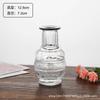 Comercio Exterior Mismo Estilo Mini Jarrón de Vidrio Escritorio Transparente Mini Jarrón Estilo Ins Adornos de Alto Valor