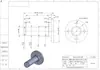 Montaje de Brida Articulada Flotante Tipo Brida Redonda Eje con Ranura para Anillo de Retención Pasador Voladizo 45# Núcleo de Eje WHE01