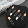Pincel Desechable para Sombras de Ojos, Palito para Sombras de Ojos, Brocha de Maquillaje, Fabricante de Látex, Stock Disponible, Juego Completo, Herramientas de Belleza Negras Portátiles al por Mayor