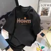 Atacado do Fabricante Comércio Exterior Verão Tendência Estampado Gola Redonda Masculino Simples Versátil Solto Manga Três Quartos Top