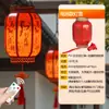 Año del Caballo Linterna Roja Solar Estilo Chino Festivo Año Nuevo Estilo Chino Balcón Pasillo Puerta Luz LED Decoración Festival de Primavera