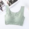 Shangpin Safe Generation Sem Fio Uma Peça de Seda de Gelo Push-Up Tamanho Grande Costas Bonitas Sutiã Esportivo Roupa Íntima para Mulheres