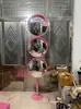 Espejo Fotográfico de Celebridad de Internet, Espejo Reflectante Cóncavo-Convexo, Decoración para Actividades al Aire Libre, Espejo de Gran Ángulo, Toma de Fotos en Atracciones Turísticas, Espejo Rosa Divertido
