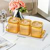 Envío Gratis Frascos Sellados Personalizados para Granos Almacenamiento de Cocina Plástico Transparente de Grado Alimenticio Frascos Cajas Frascos para Almacenamiento de Té